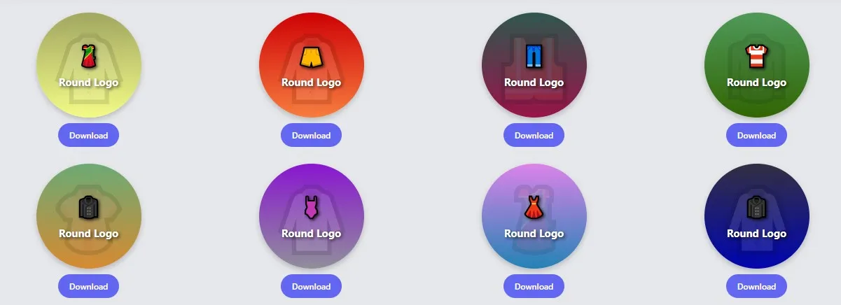 Round and Square Logo Comparison